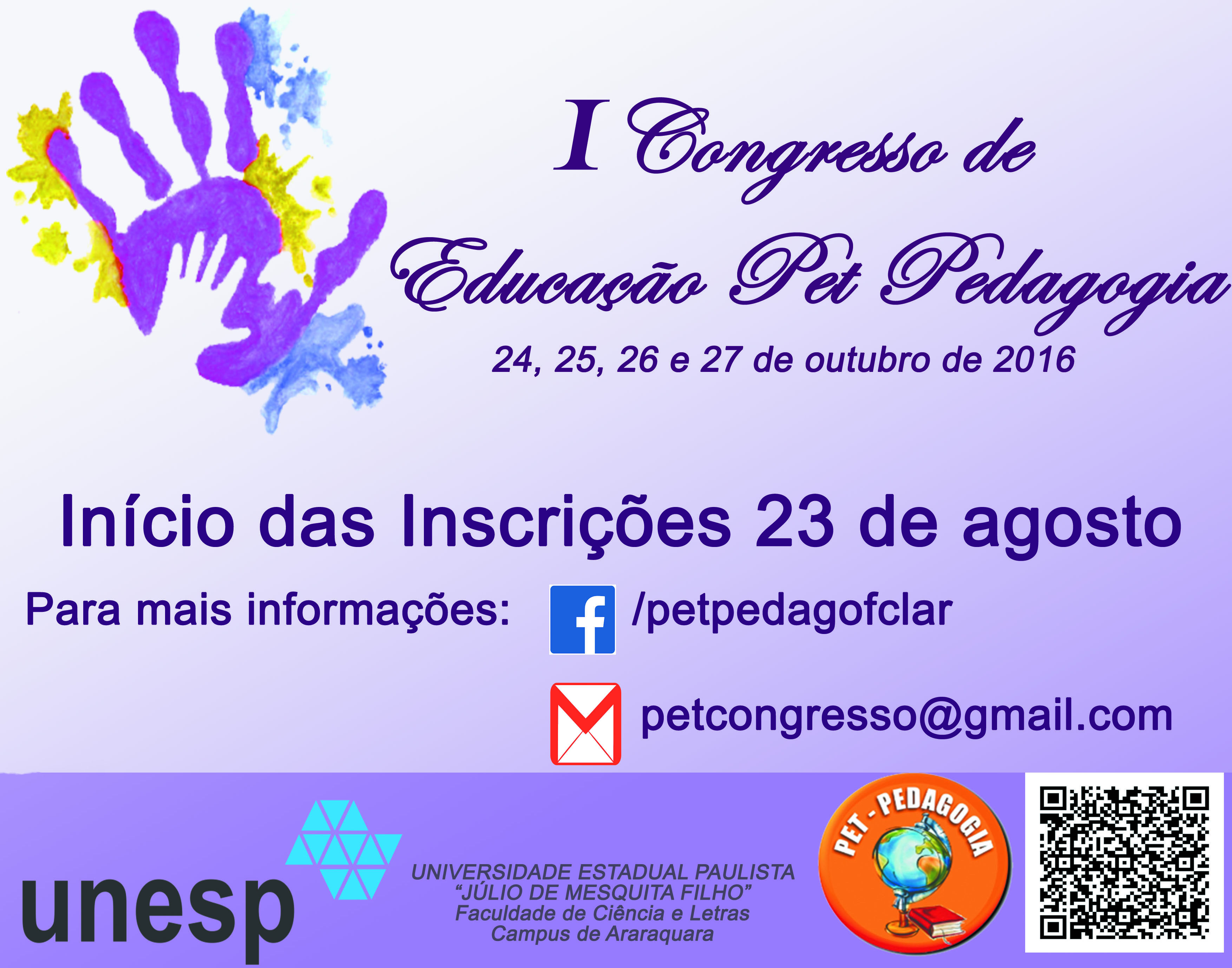 I Congresso de Educação  PET Pedagogia - UNESP- FCLAr